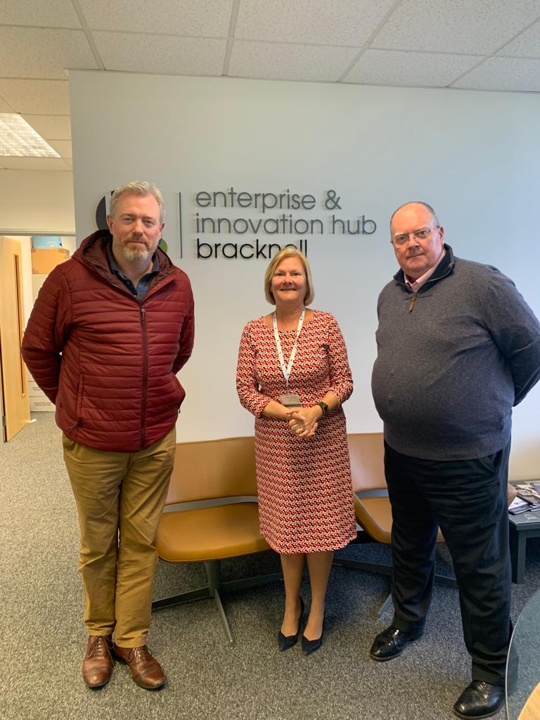 James Sunderland visits Bracknell Enterprise & Innovation Hub