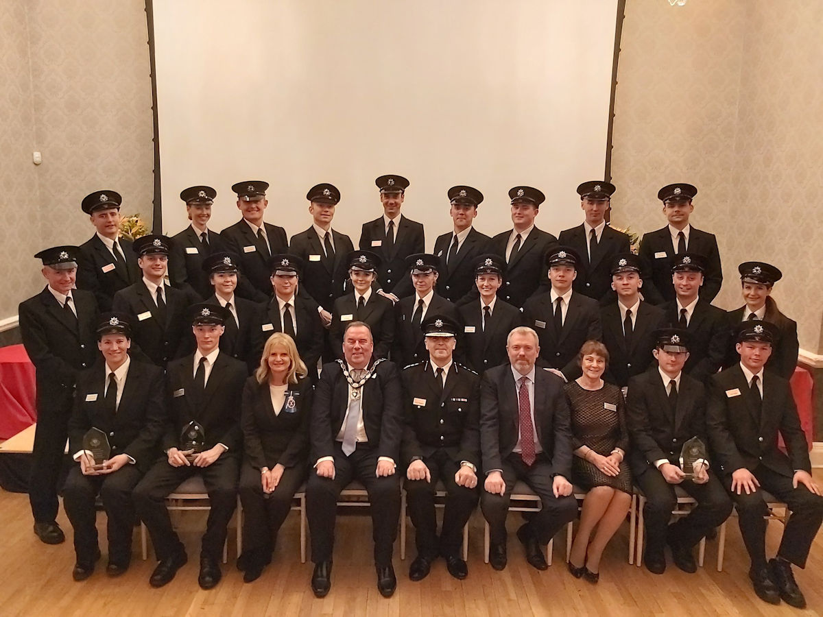 James Sunderland MP attends the Graduation Ceremony for Berkshire On Call Firefighters.