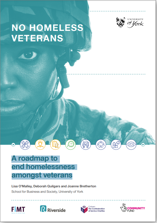 James Sunderland hosted the launch of the University of York’s research report entitled ‘No Homeless Veterans: A roadmap to end homelessness amongst veterans’.