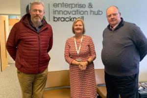 James Sunderland visits Bracknell Enterprise & Innovation Hub