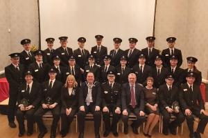 James Sunderland MP attends the Graduation Ceremony for Berkshire On Call Firefighters.