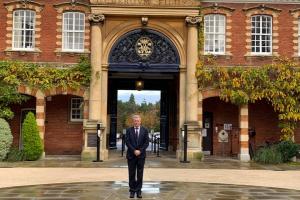 James Sunderland MP visits Wellington College