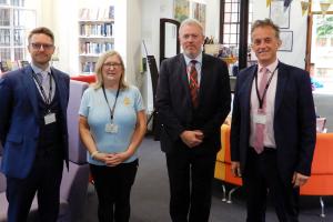 James Sunderland visits Wellington College