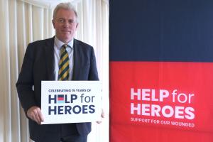 James Sunderland MP supports Help for Heroes