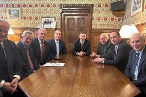 James Sunderland meets with Chancellor of the Exchequer Jeremy  Hunt