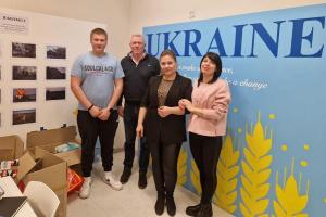 James Sunderland MP visits the Ukrainian Community Hub