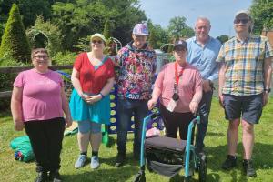 James Sunderland and participants enjoying The Ark Trust’s picnic and activity event
